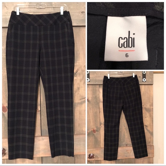 CAbi Pants - NWOT Cabi Connery plaid trouser